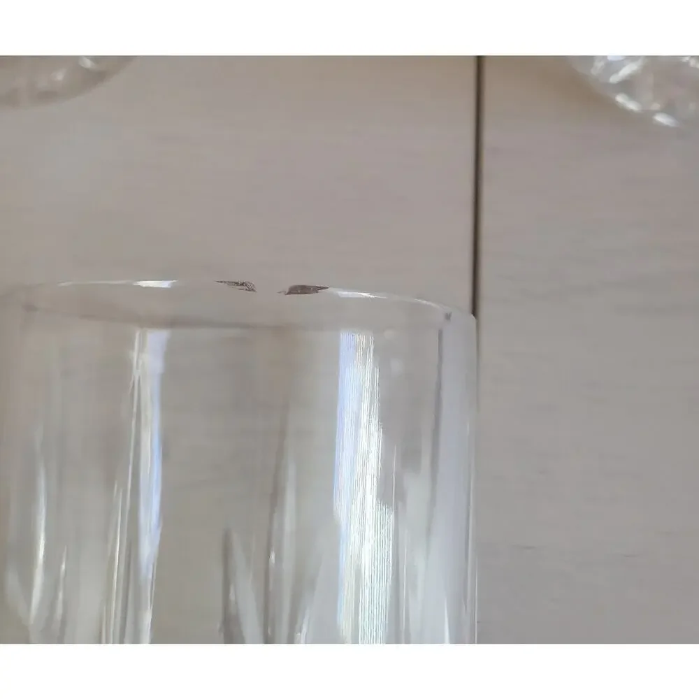 Vintage Bohemia Crystal Highball Glasses, set of 6 (12oz)